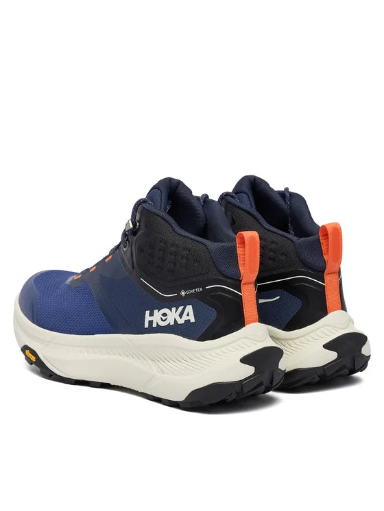 Hoka, Buty Męskie Transport Hike GTX, niebieskie