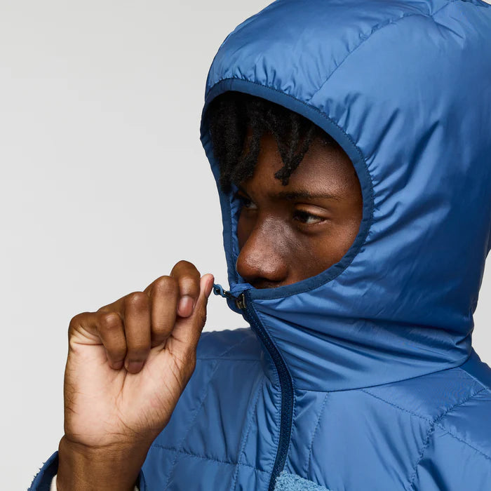 Polar Męski Trico Hybrid Hooded Jacket, Deep Sea