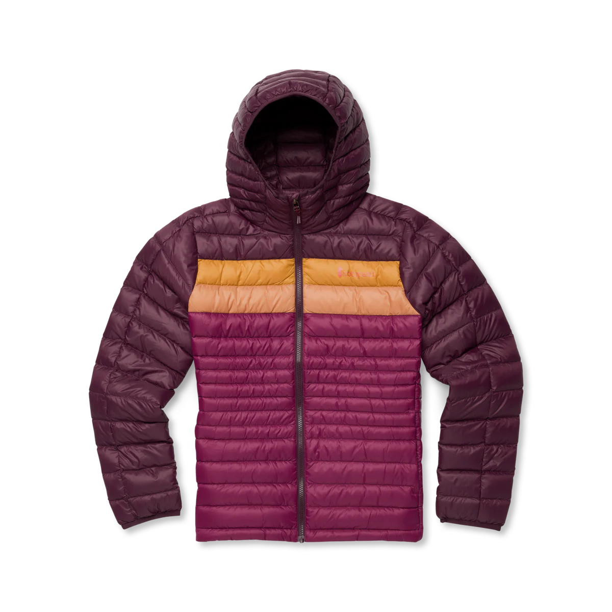 Kurtka Damska Fuego Down Hooded Jacket, Blackberry and Jam