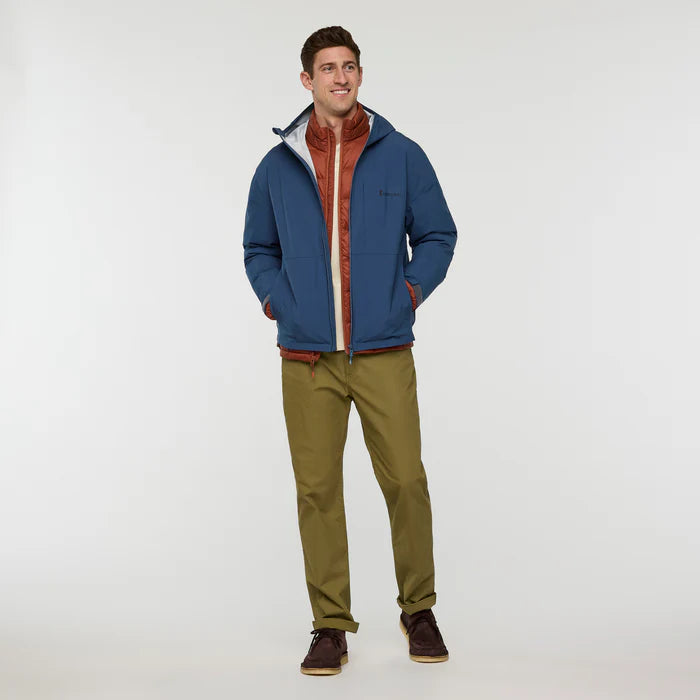 Kurtka Męska Przeciwdeszczowa Cielo Rain Jacket, Deep Sea