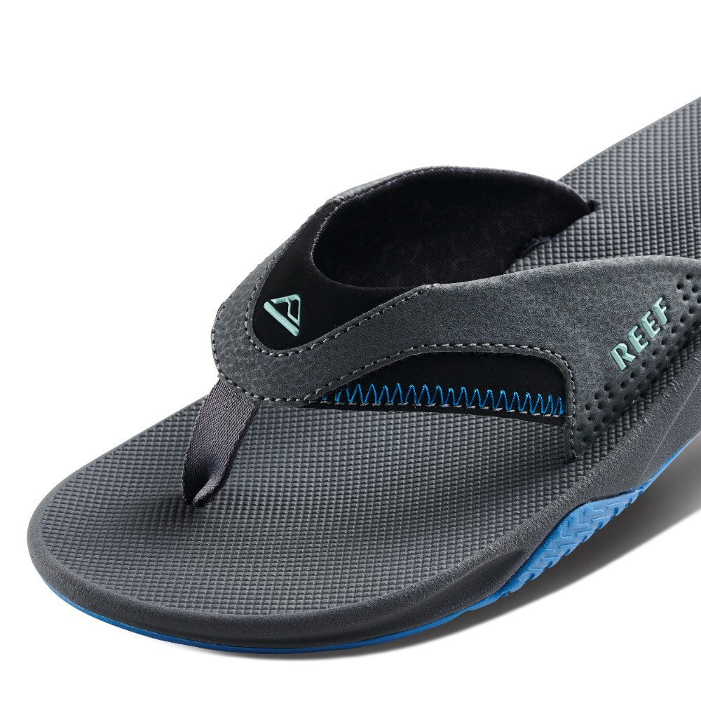 Klapki Męskie Fanning, Gunmetal/Ocean