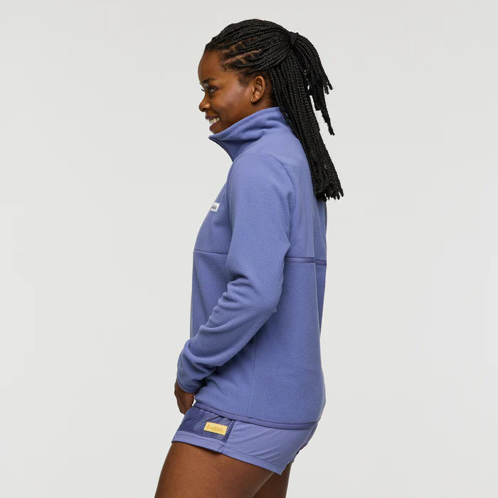 Polar Damski Amado Fleece Pullover, Blue Smoke
