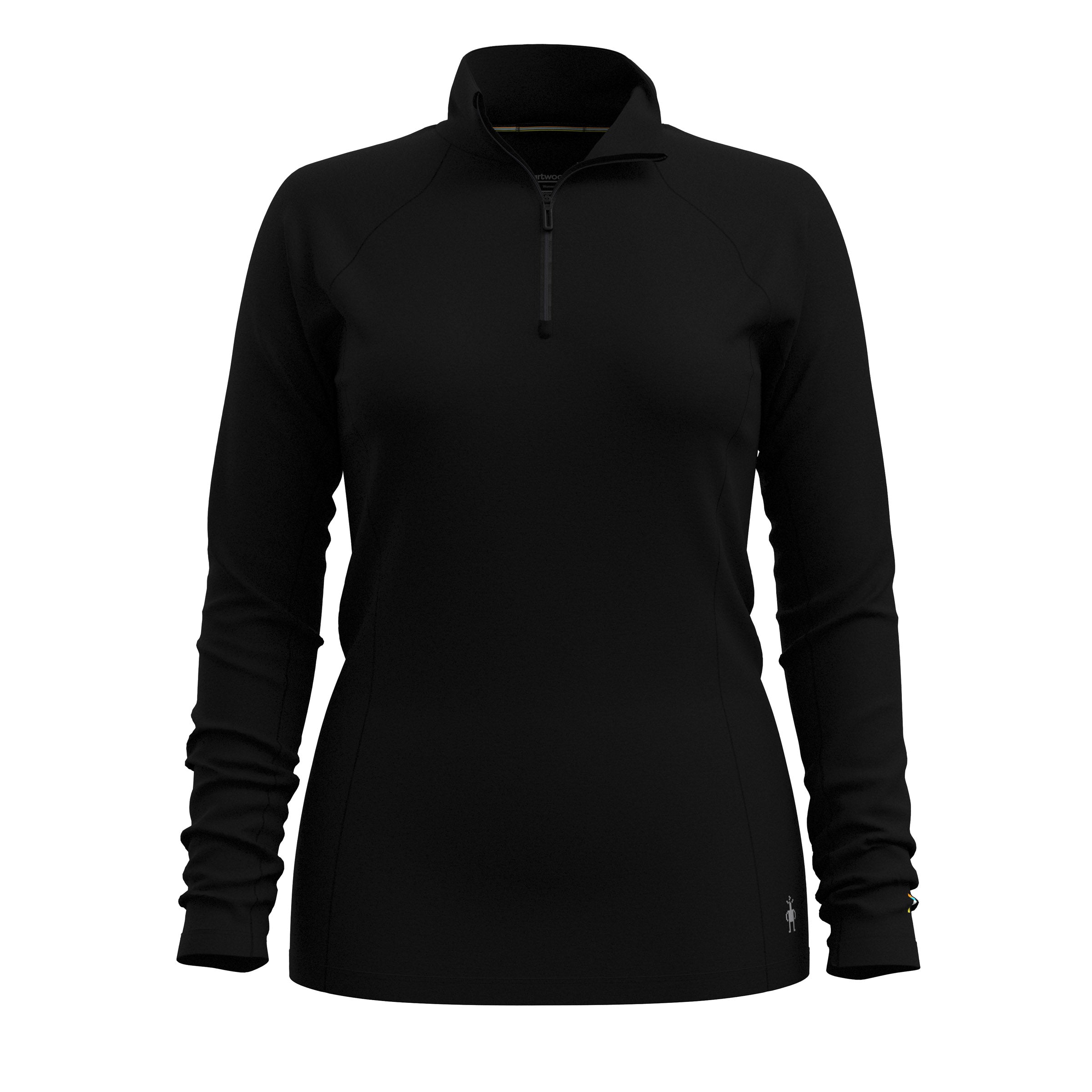 Bluza termoaktywna Damska Smartwool W'S Classic All-Season Merino Base Layer 1/4 Zip Boxed, 001 | black, XS