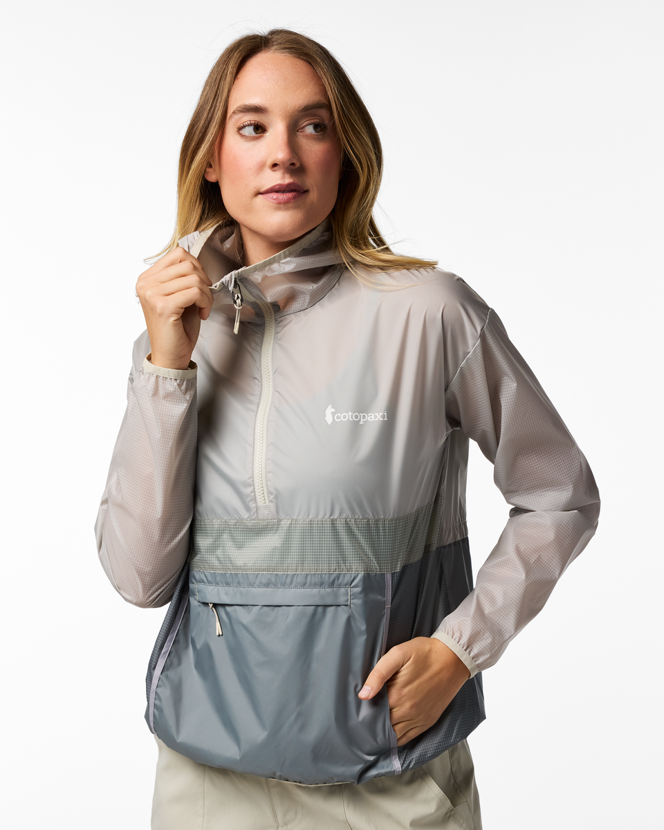 Kurtka Damska Teca Half-Zip Windbreaker, Looks Like Rain