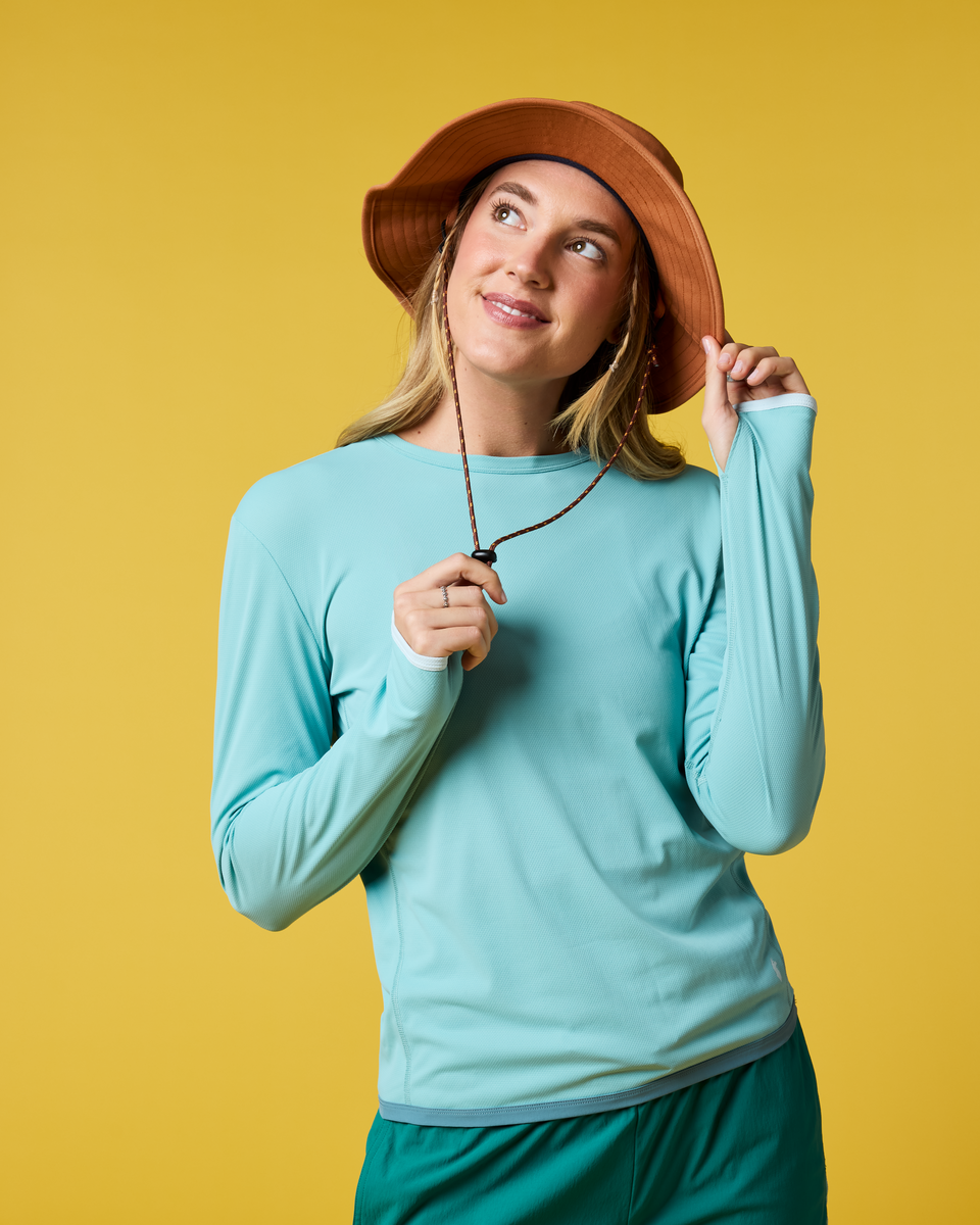 Longsleeve Damski Sombra Long-Sleeve Sun Shirt, Tide Pool