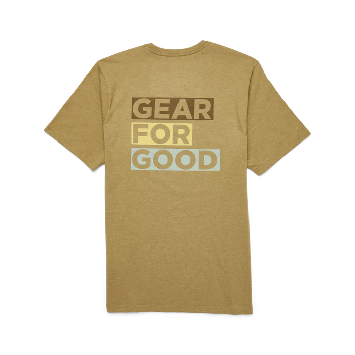 T-shirt Męski Gear For Good Stripes T-Shirt, Moss