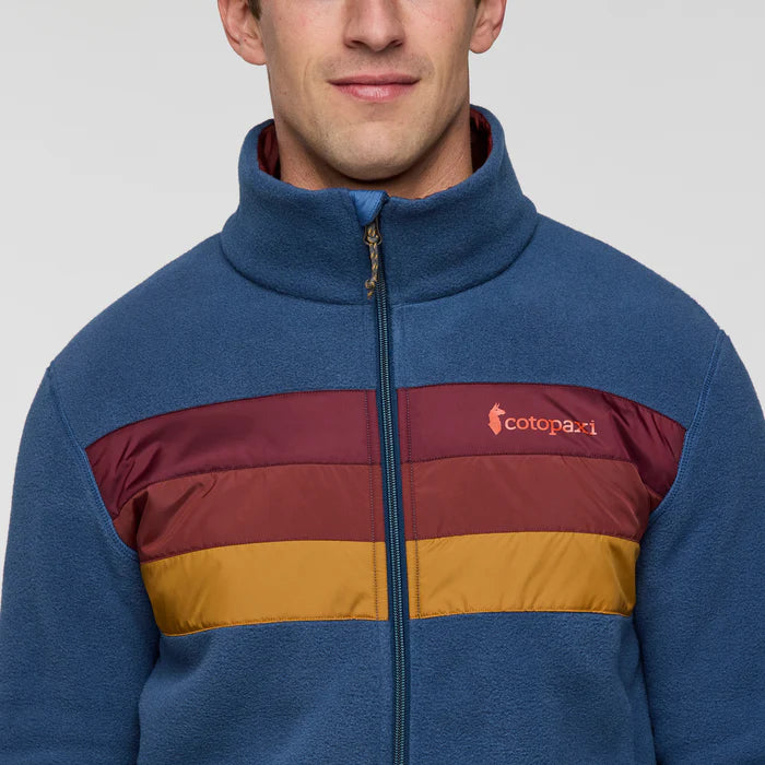 Męski Polar Teca Fleece Full-Zip Jacket,  Cecret Lake
