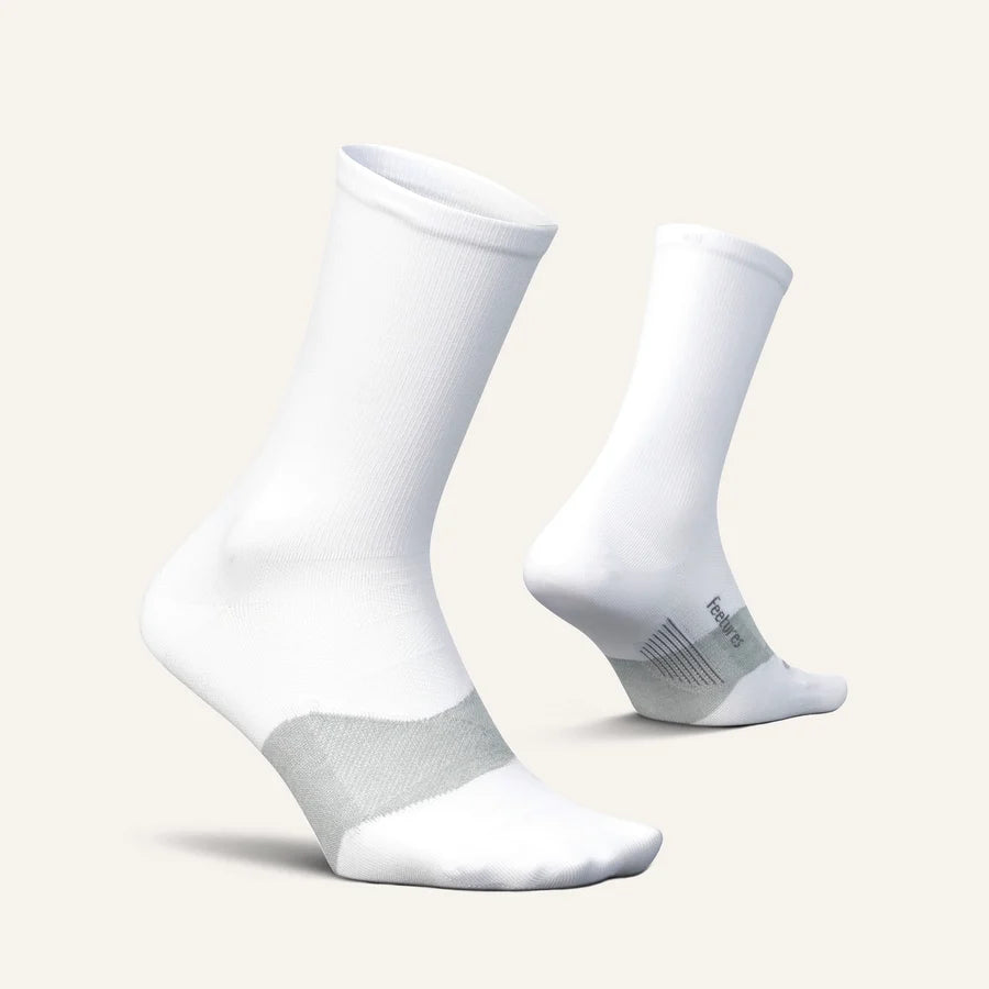 Feetures Skarpety Elite Ultra Light Mini Crew, White
