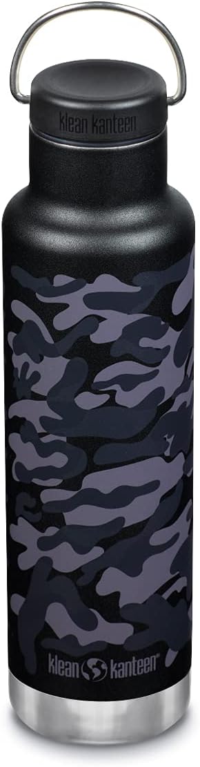 Butelka Kanteen Classic VI (Loop Cap), 592ml/20oz, Black Camo