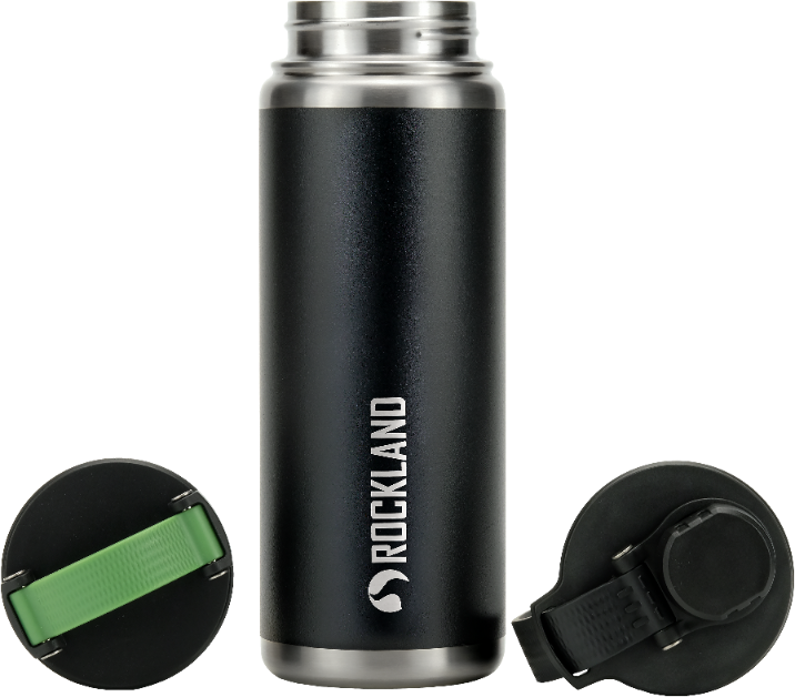 Termos z dodatkową nakrętką Rockland Solaris, czarny 500ml