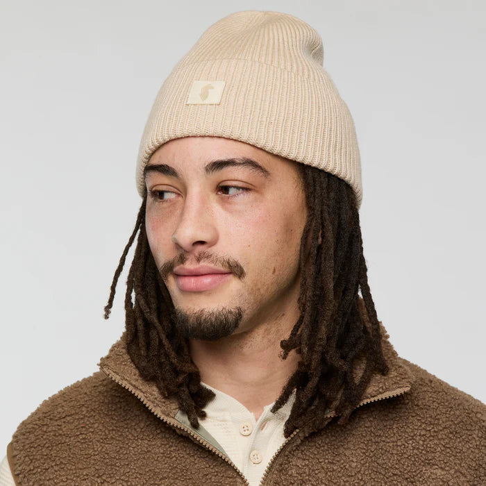 Czapka Zimowa Uniseks, Knit Cuff Beanie, Cream