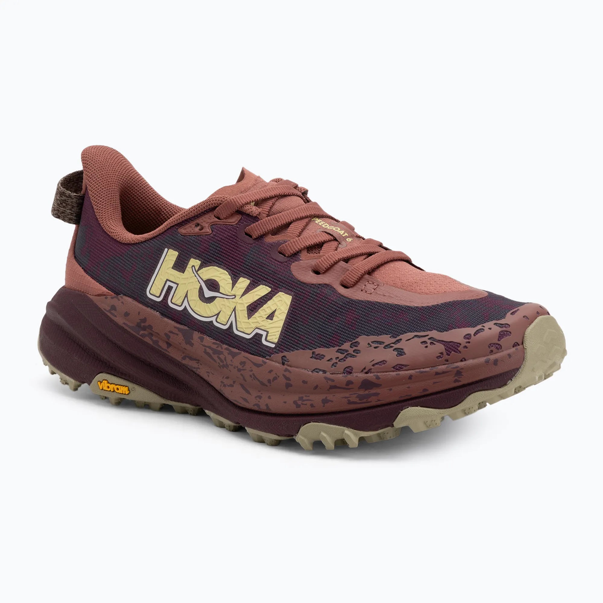 Hoka, Buty Damskie do Biegania Speedgoat 6, brązowe