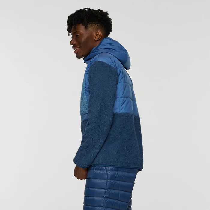 Polar Męski Trico Hybrid Hooded Jacket, Deep Sea