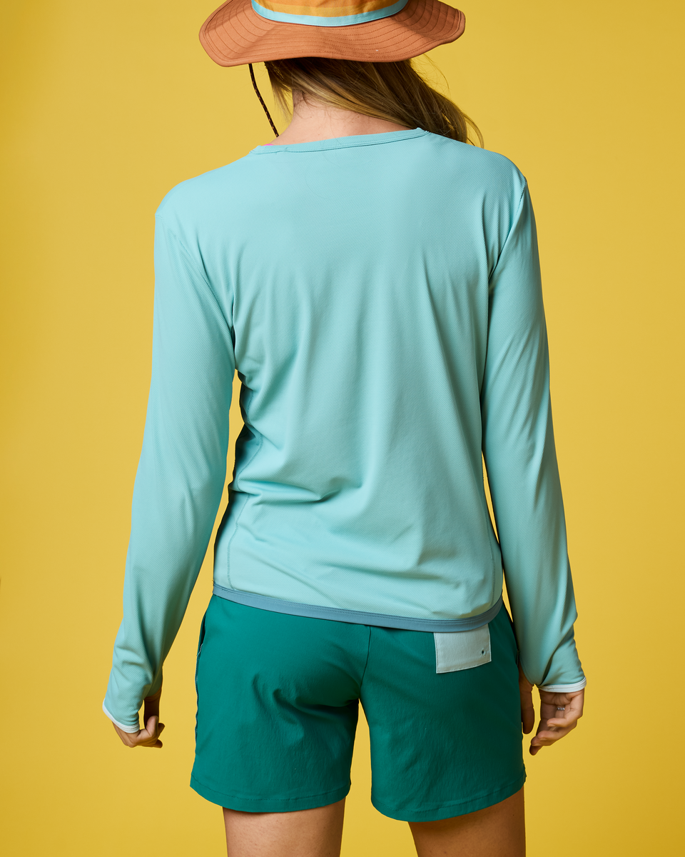 Longsleeve Damski Sombra Long-Sleeve Sun Shirt, Tide Pool