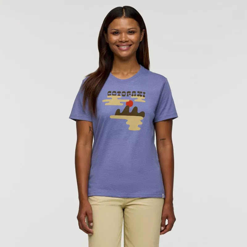 T-shirt Damski Sunrise Lake T-Shirt, Blue Smoke