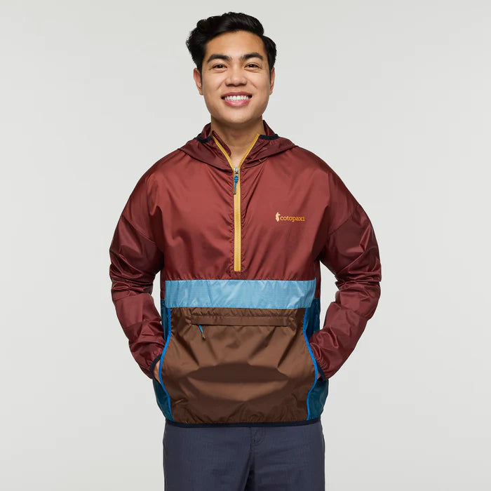 Kurtka Męska Wiatrówka Teca Half-Zip Windbreaker,  Riverbend