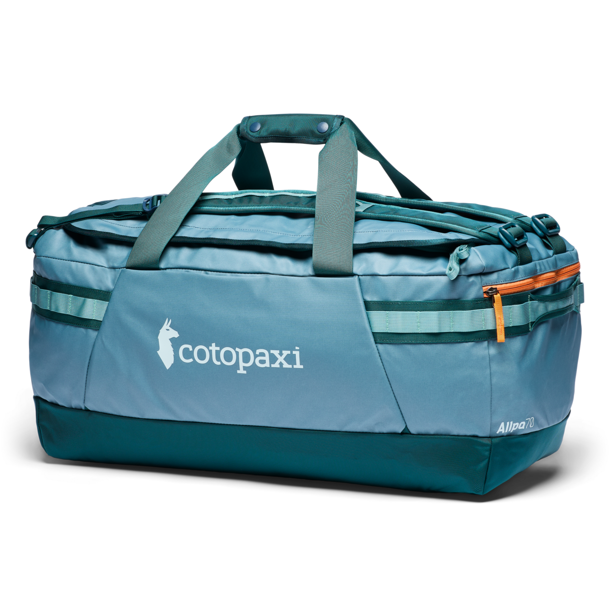 Torba Allpa Getaway 70L Duffel, Blue Spruce and Abyss