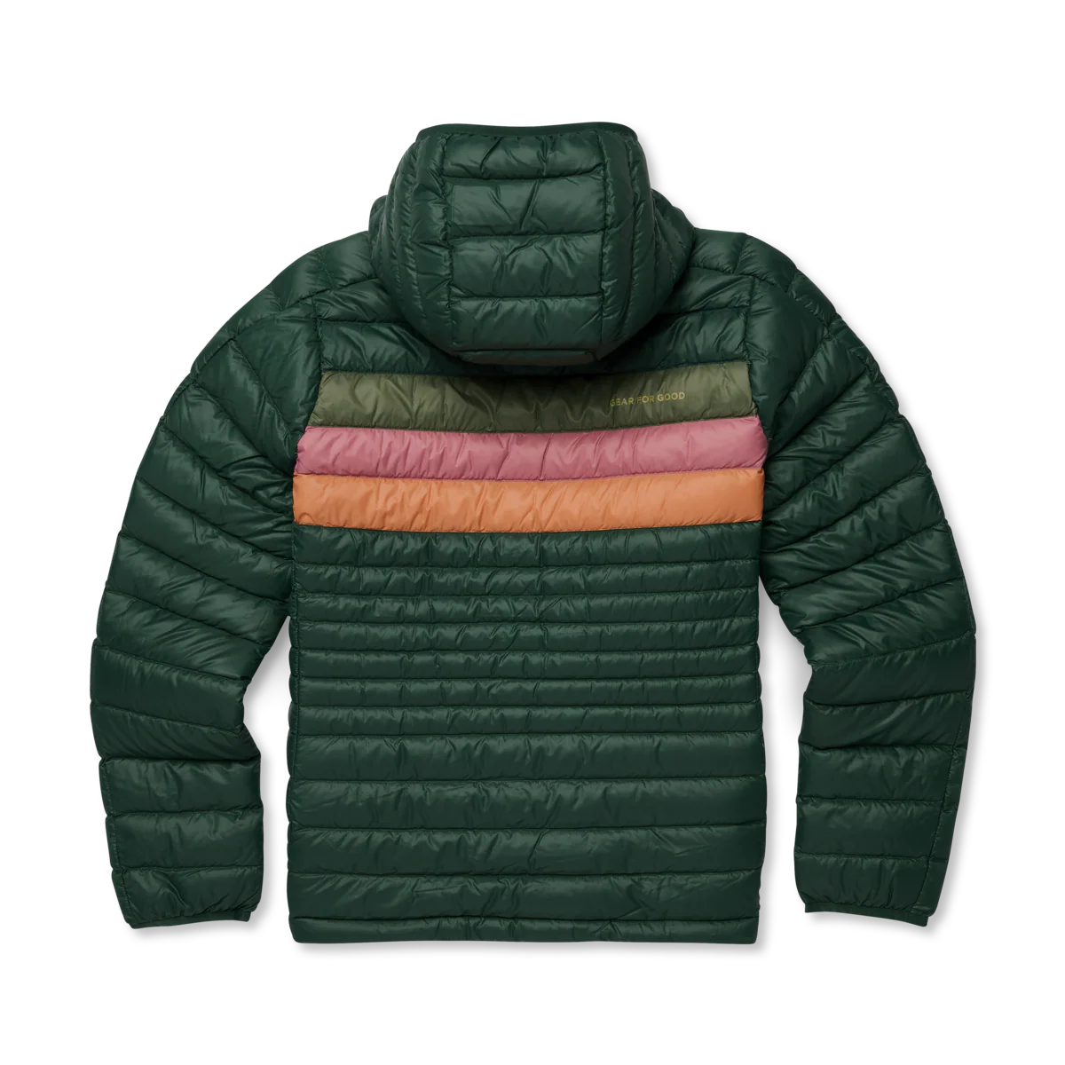 Kurtka Damska Fuego Down Hooded Jacket, Cargo Stripes
