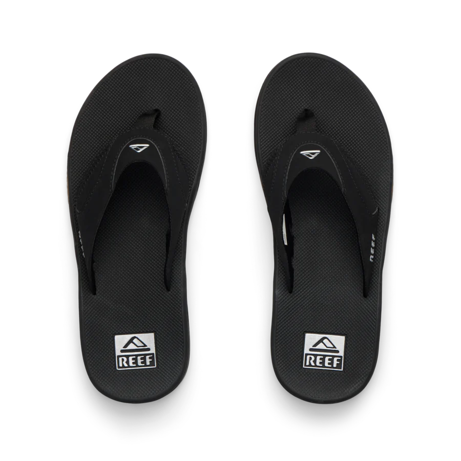 Klapki Męskie Fanning, Black/Silver