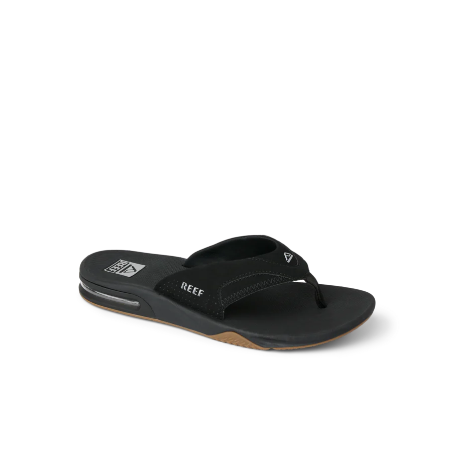 Klapki Męskie Fanning, Black/Silver