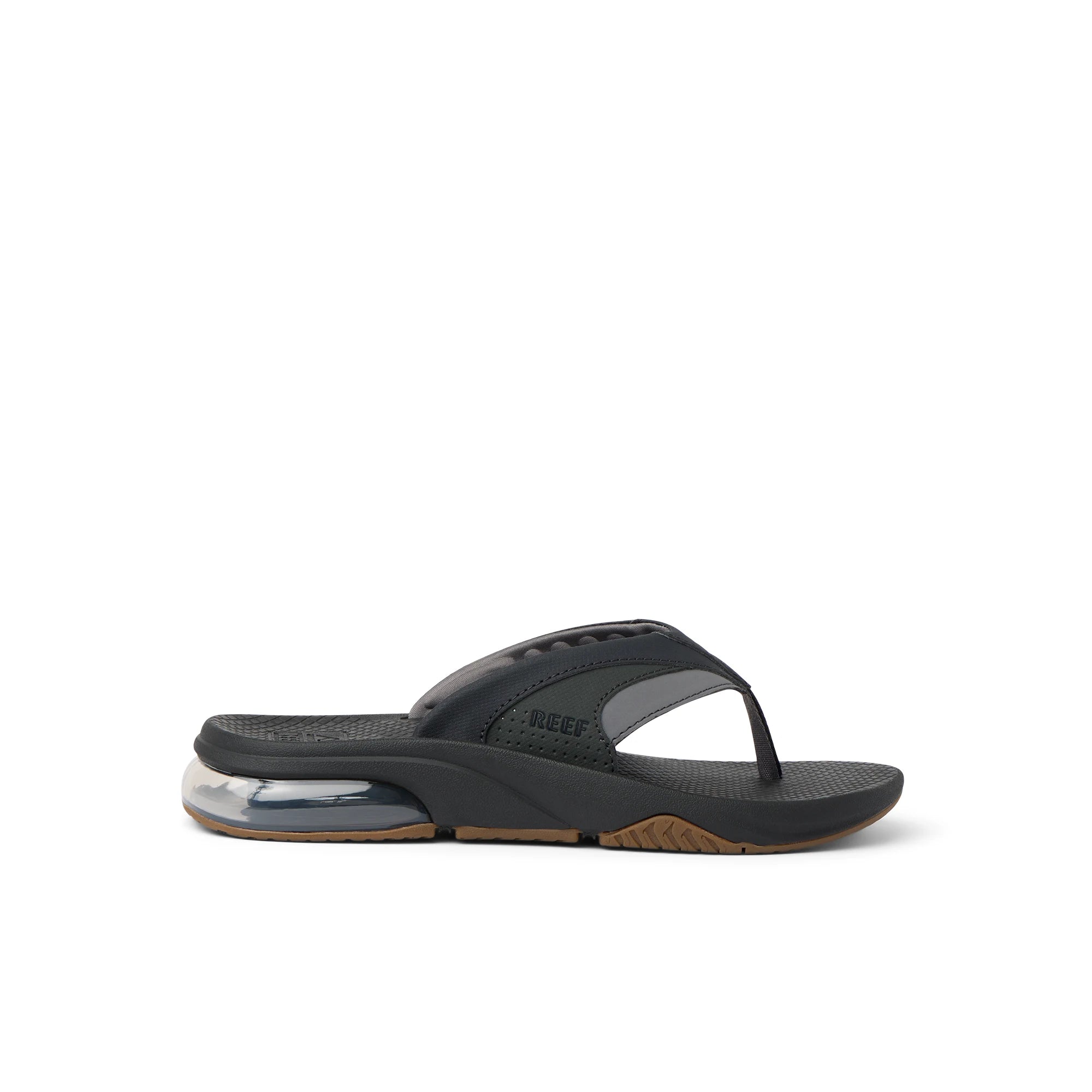Klapki Męskie Fanning +, Black/Gum
