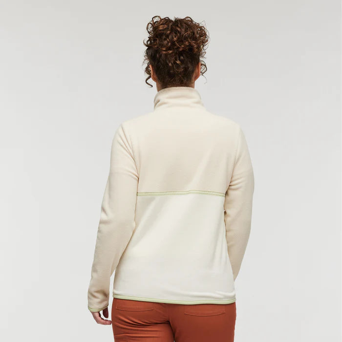 Polar Damski Amado Fleece Pullover, Bone/Cream