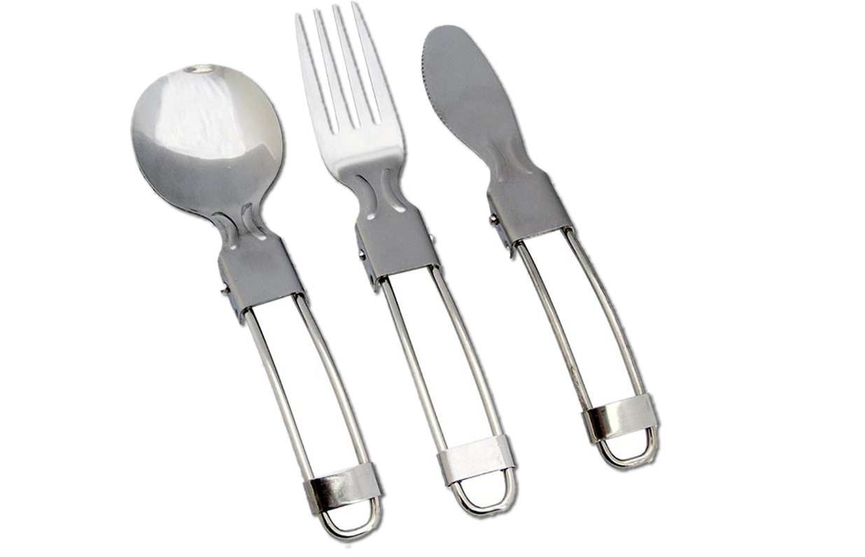 Rockland Zestaw sztućców składanych Set 3PC Stainless