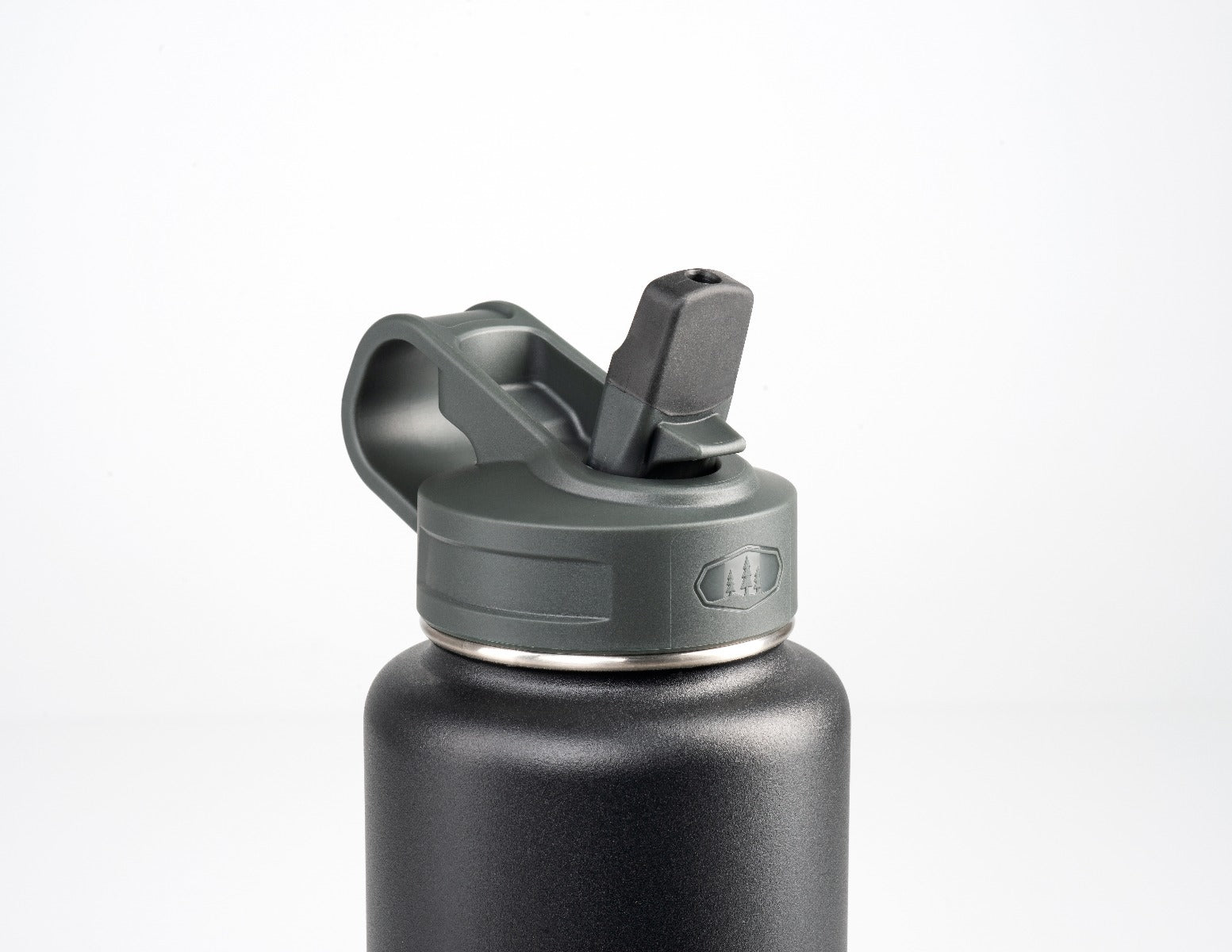 Zamienna nasadka GSI Outdoors Insulated Wide Mouth Straw Top, czarna