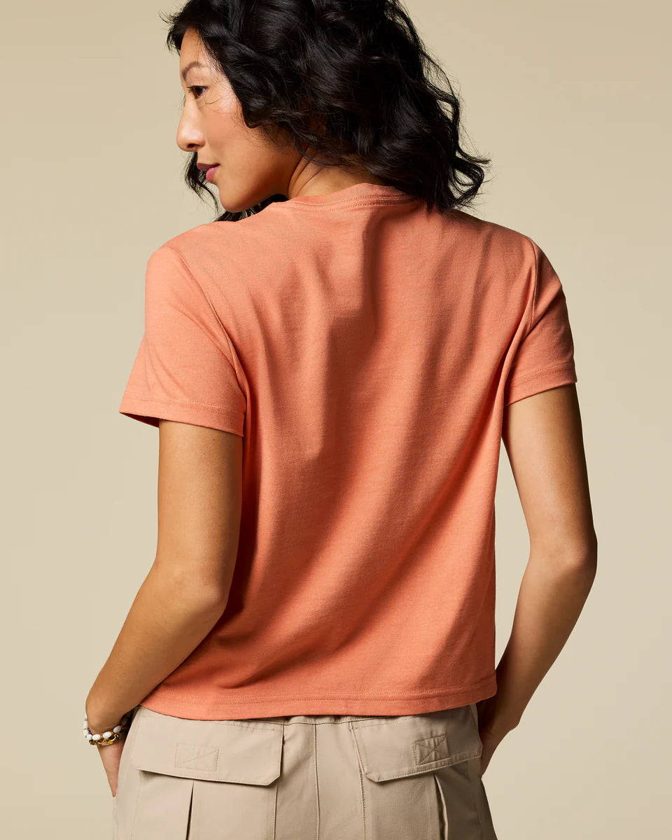 Koszulka Damska Sunset Embers T-Shirt, Grapefruit