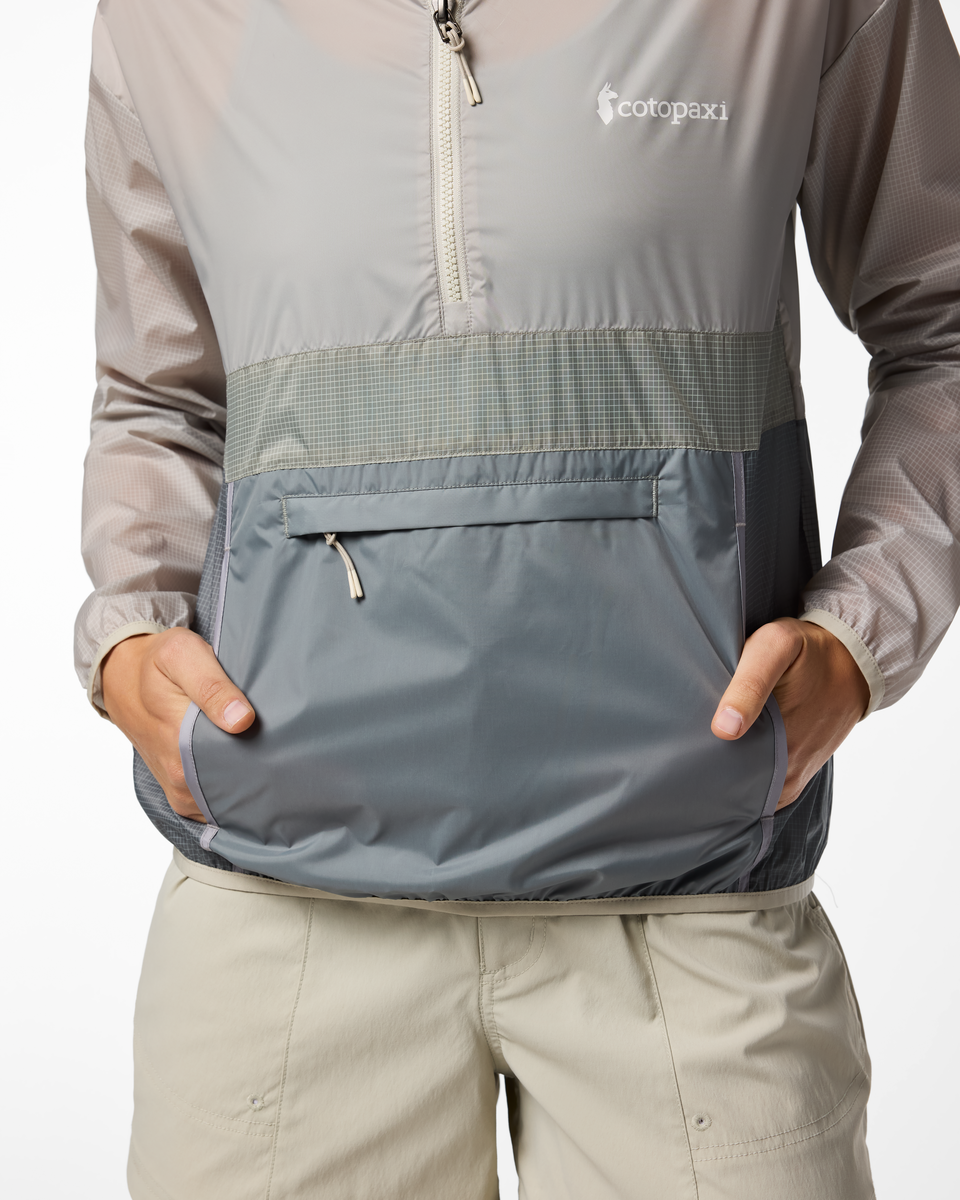 Kurtka Damska Teca Half-Zip Windbreaker, Looks Like Rain