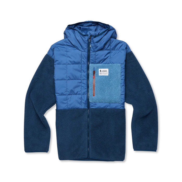Polar Męski Trico Hybrid Hooded Jacket, Deep Sea