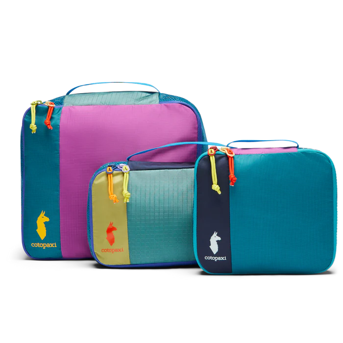 Zestaw organizerów Cubo Packing Travel Bundle, kolekcja Del Dia
