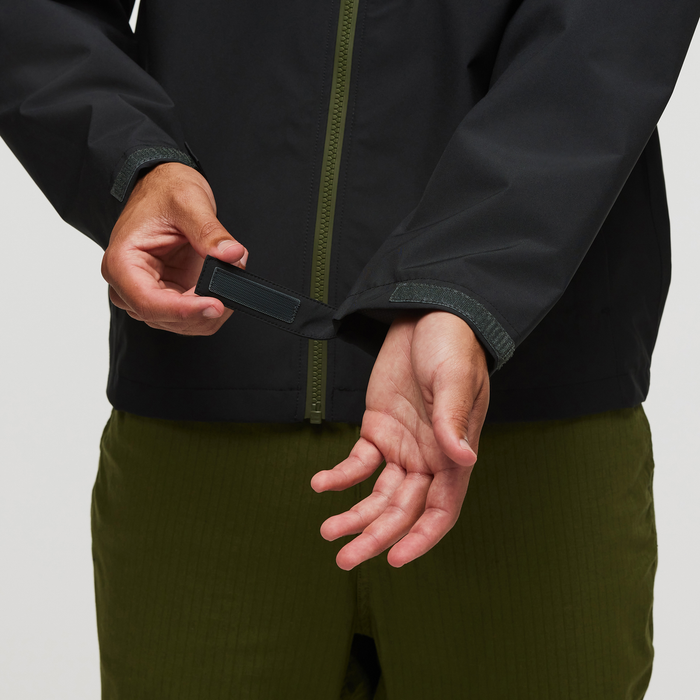 Kurtka Męska Przeciwdeszczowa Cielo Rain Jacket, All Black