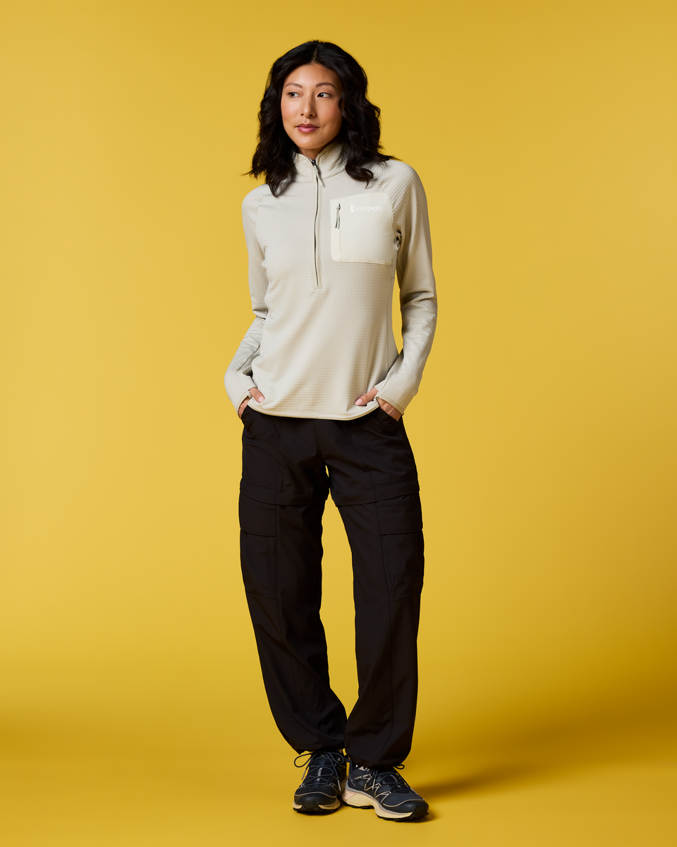 Polar Damski Otero Fleece Half-Zip Pullover, Mineral