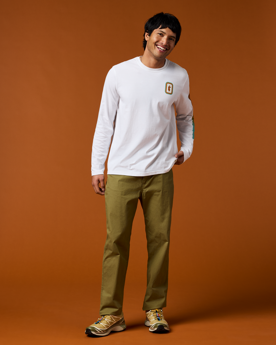 Longsleeve Męski Radiant Llama Long-Sleeve T-Shirt, White