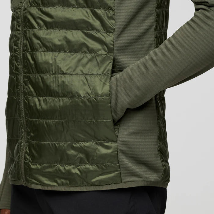 Kurtka Męska Hybrydowa Capa Hybrid Insulated Hooded Jacket, Fatigue