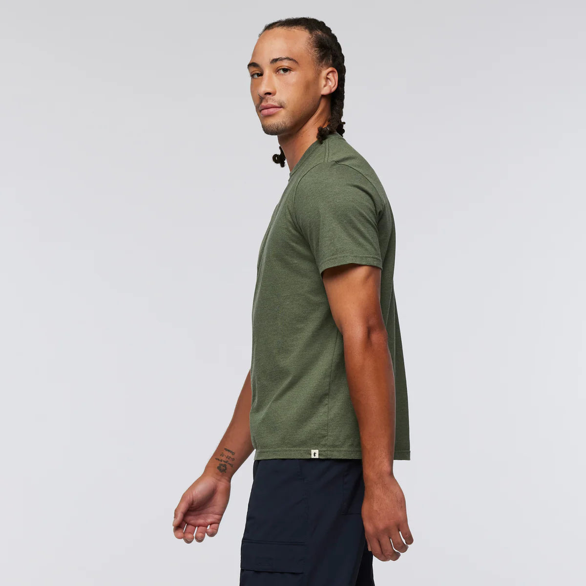 Koszulka Męska Llama Icon T-Shirt, Fatigue