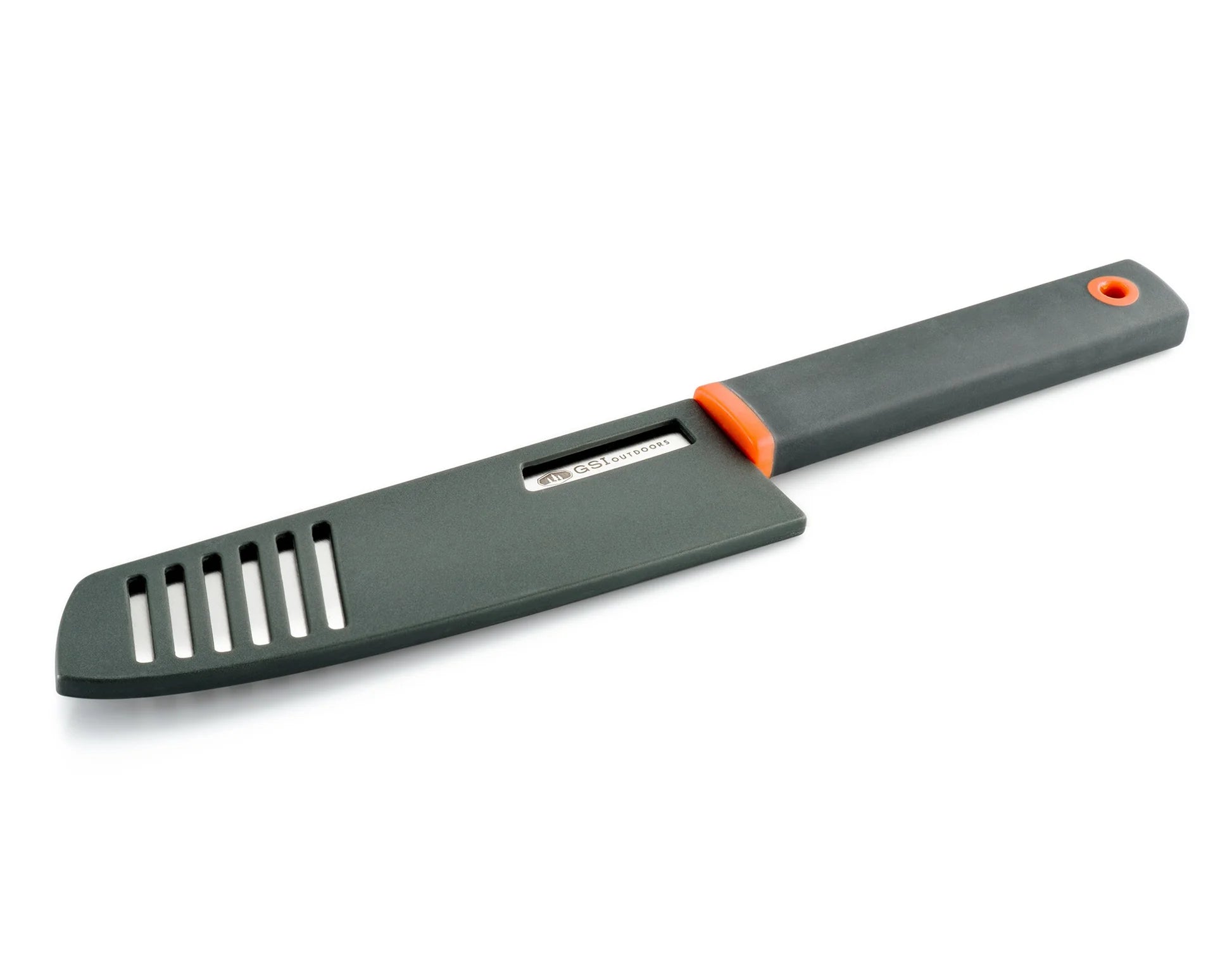 Nóż turystycznych GSI Outdoors Santoku ostrze 10,2 cm - grey