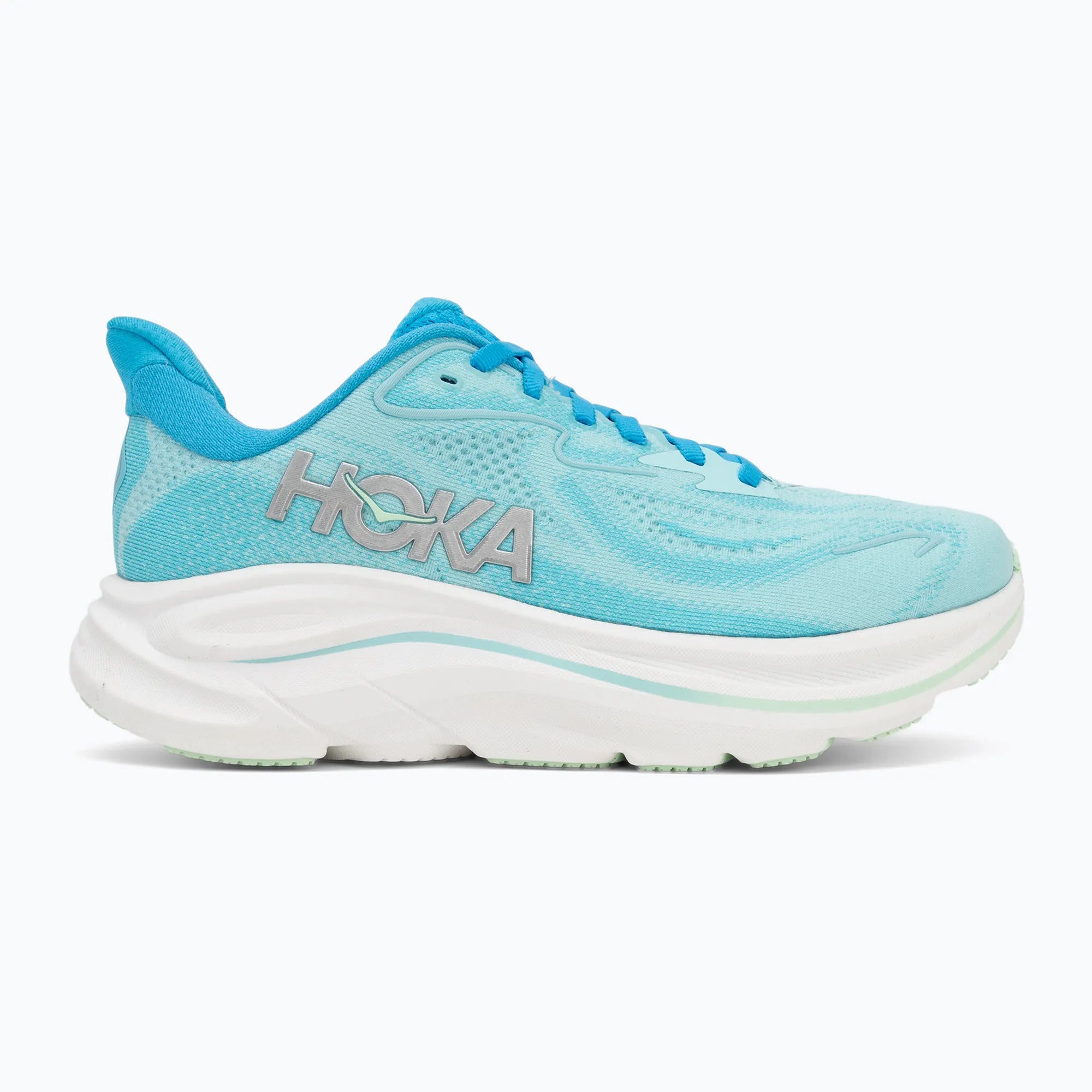 Hoka, Buty Damskie do biegania Clifton 10 Wide, niebieskie