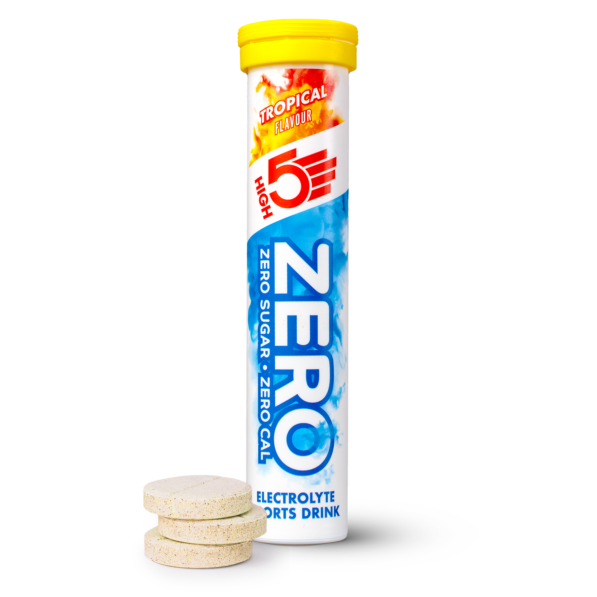 HIGH5 Tabletki elektrolitowe ZERO o smaku tropikalnym 20 tab