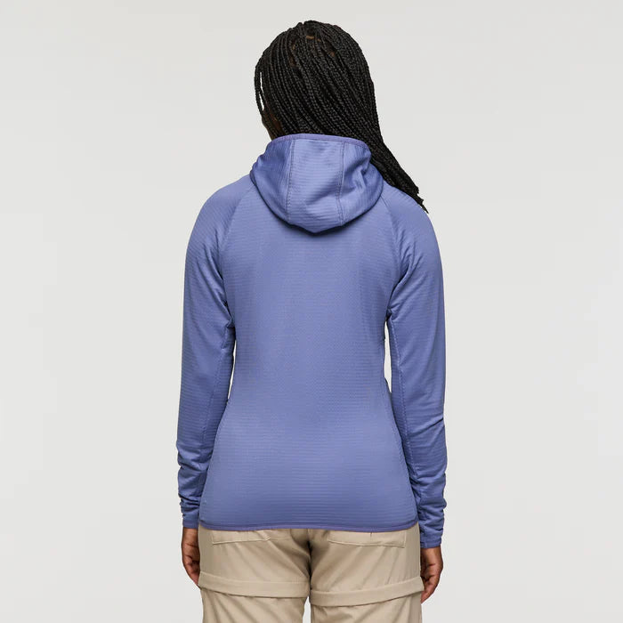 Bluza Damska Otero Fleece Full-Zip Hooded Jacket, Blue Smoke