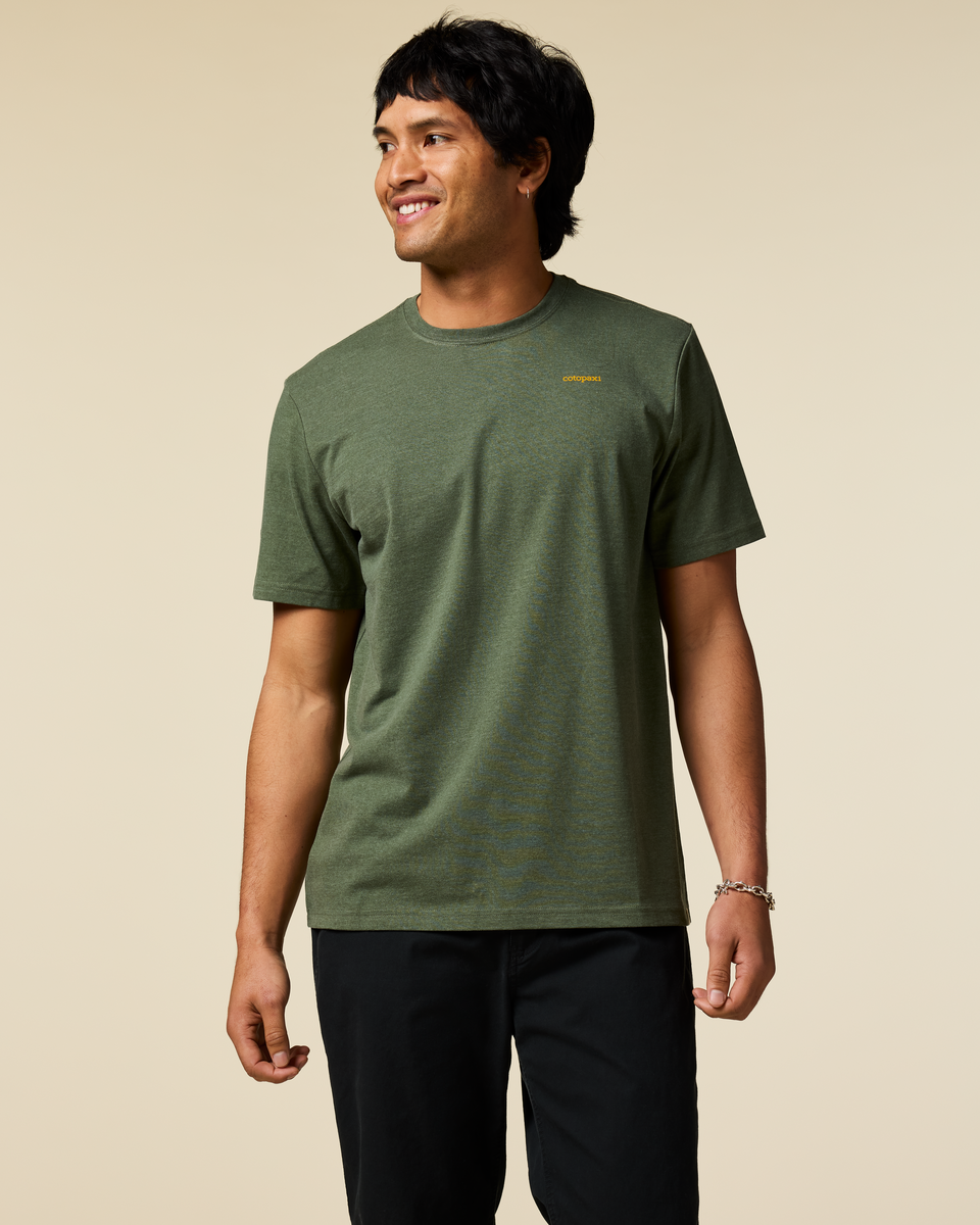 T-Shirt Męski Down The River T-Shirt, Fatigue