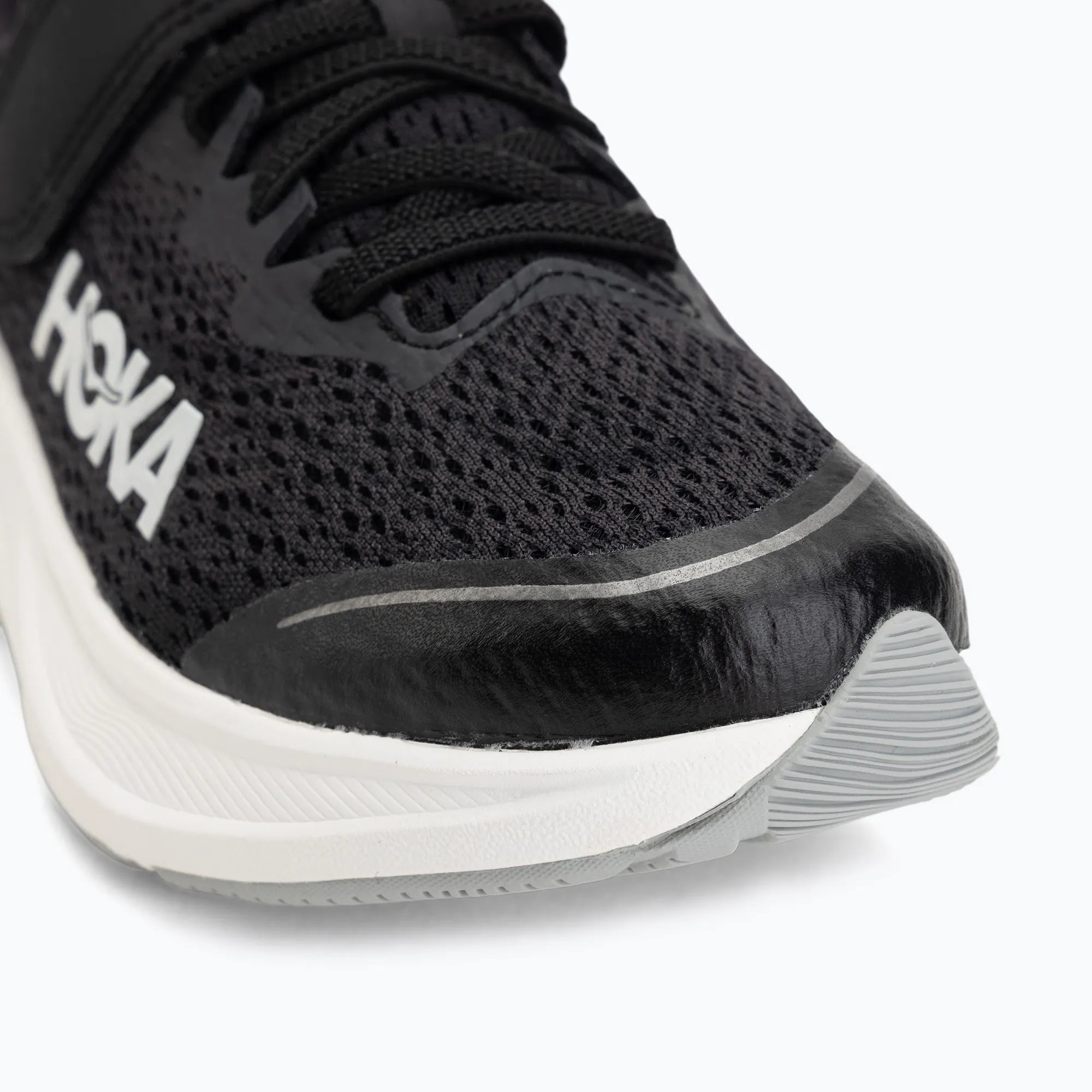 Hoka, Buty dziecięce do biegania 4 Rincon Little Kids, czarne