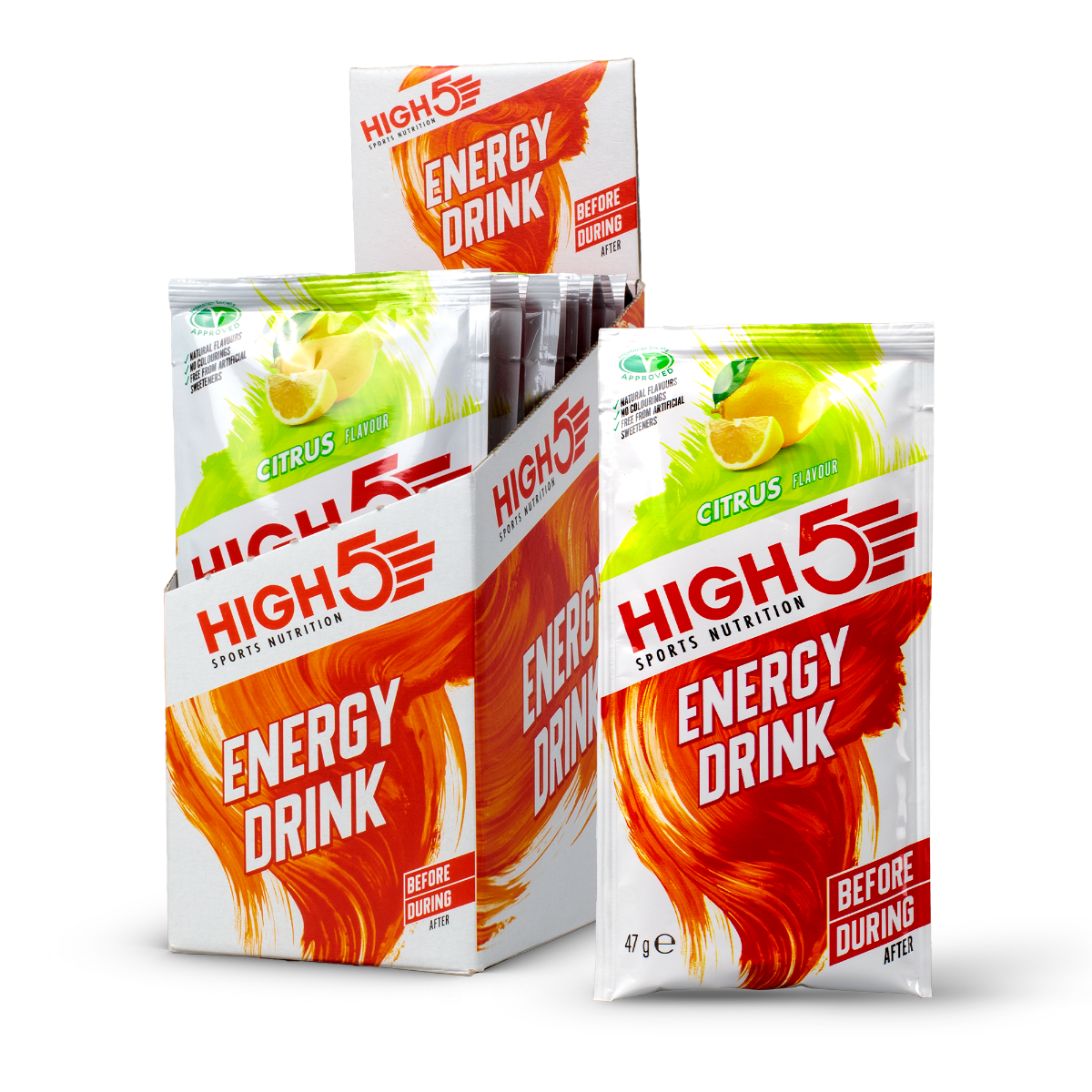 HIGH5 Napój energetyczny o smaku cytrusowym 47g