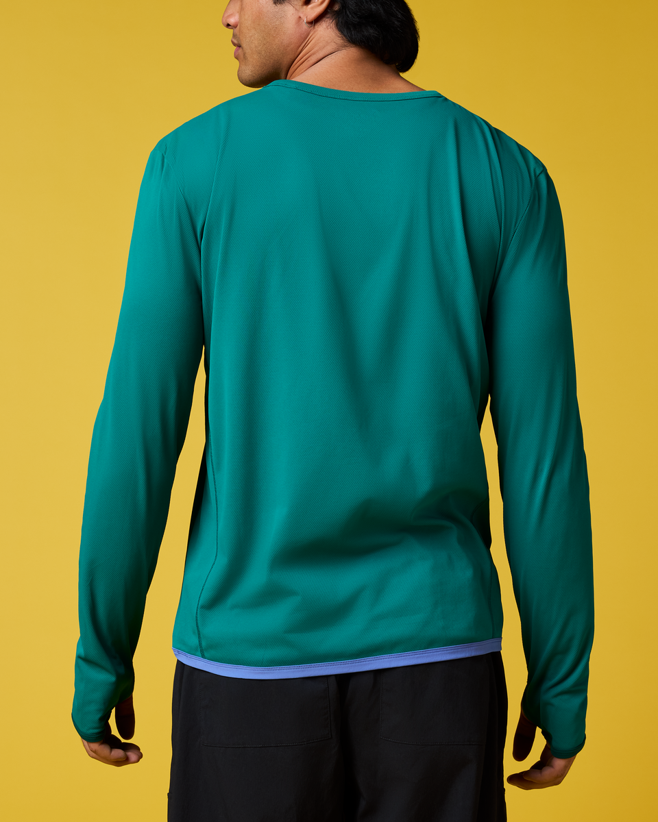 Longsleeve Męski Sombra Long-Sleeve Sun Shirt, Malachite