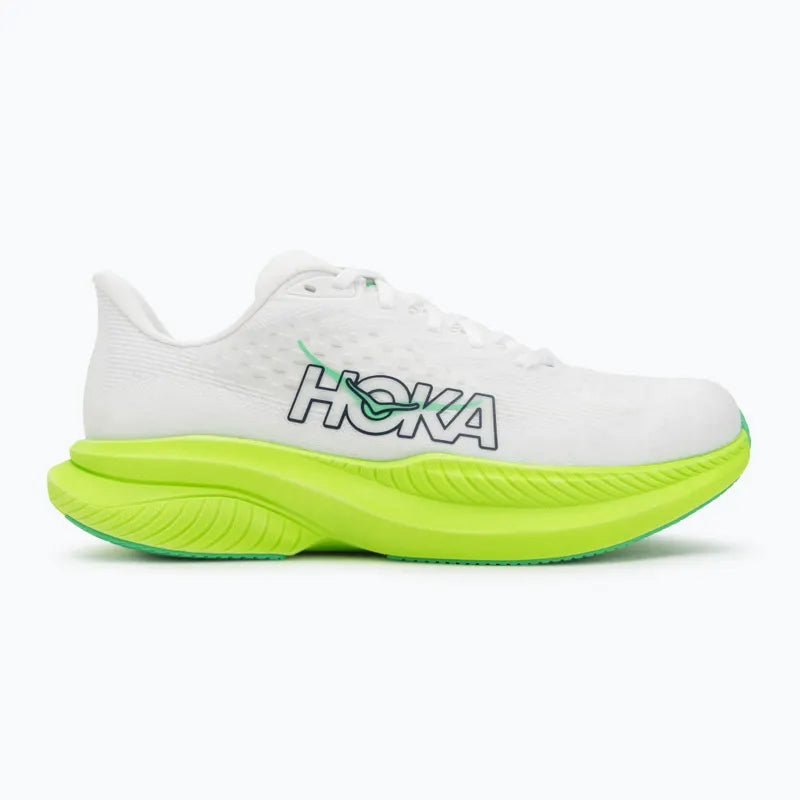 Hoka, Buty Męskie do biegania Mach 6, biało- żółte