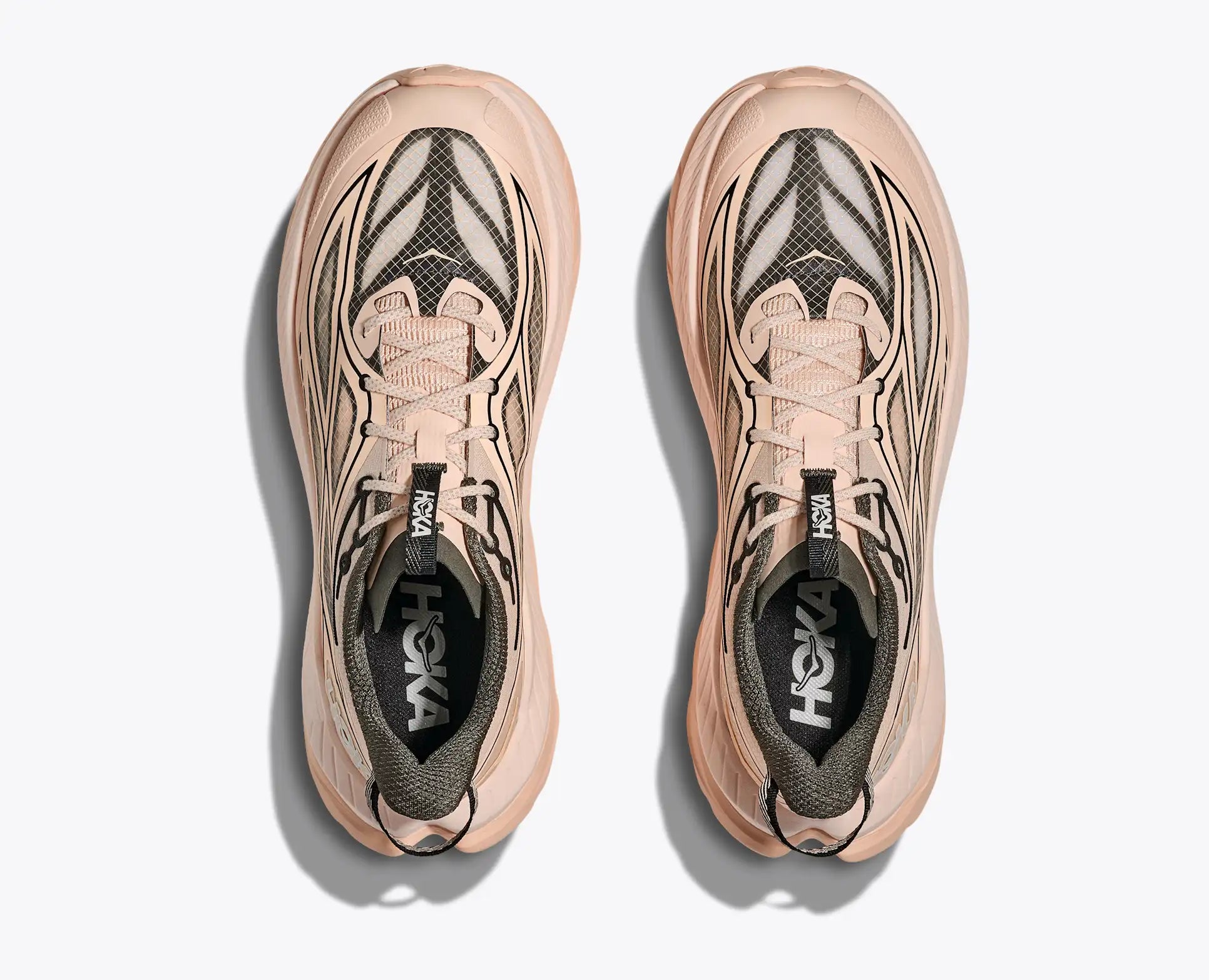 Hoka, Buty Damskie do biegania Mach Remastered, beżowe