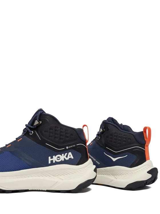 Hoka, Buty Męskie Transport Hike GTX, niebieskie