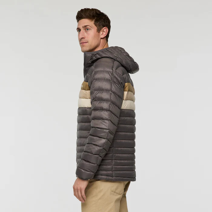 Kurtka męska Fuego Down Hooded Jacket, Cinder Stripes
