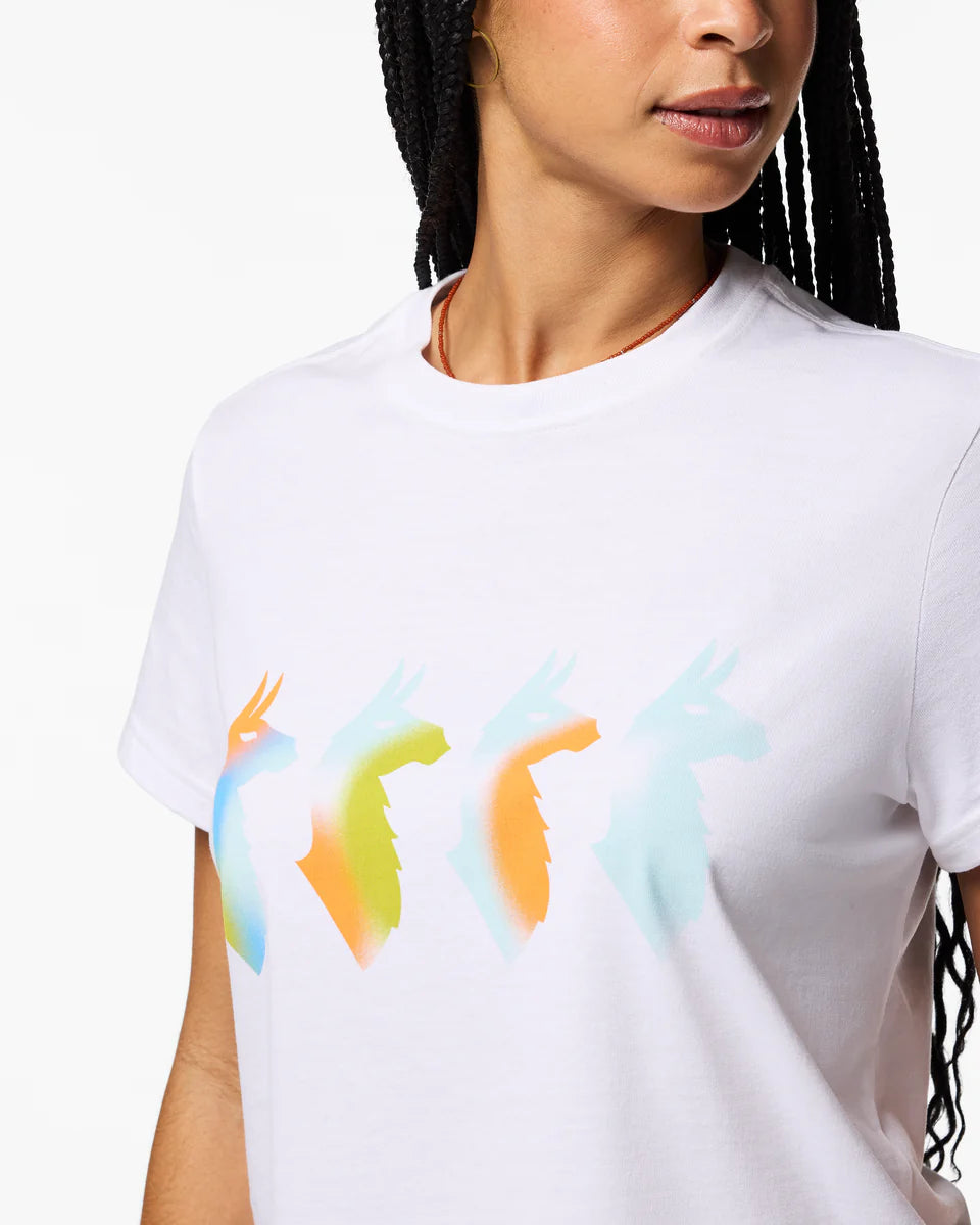 Koszulka Damska Cuatro Bitmap T-Shirt, White